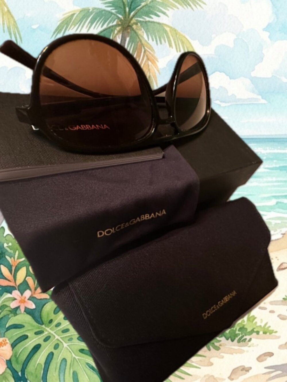 Dolce & Gabbana Fashion Unisex Brown Aviator Sunglasses – Brown Gradient Lenses
